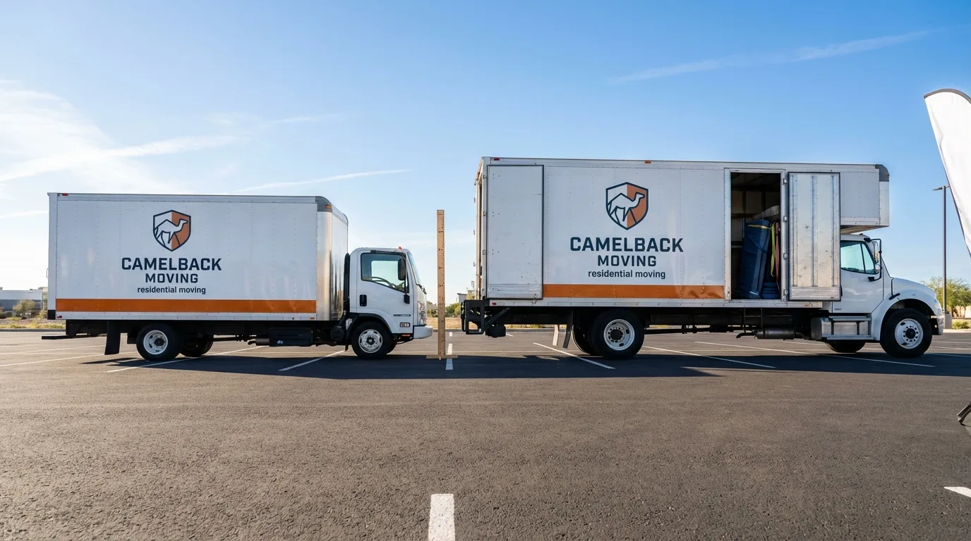 Moving truck size capacity guide in Medfield